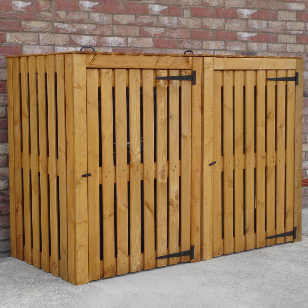 Double Wheelie Bin Store 6 x 3