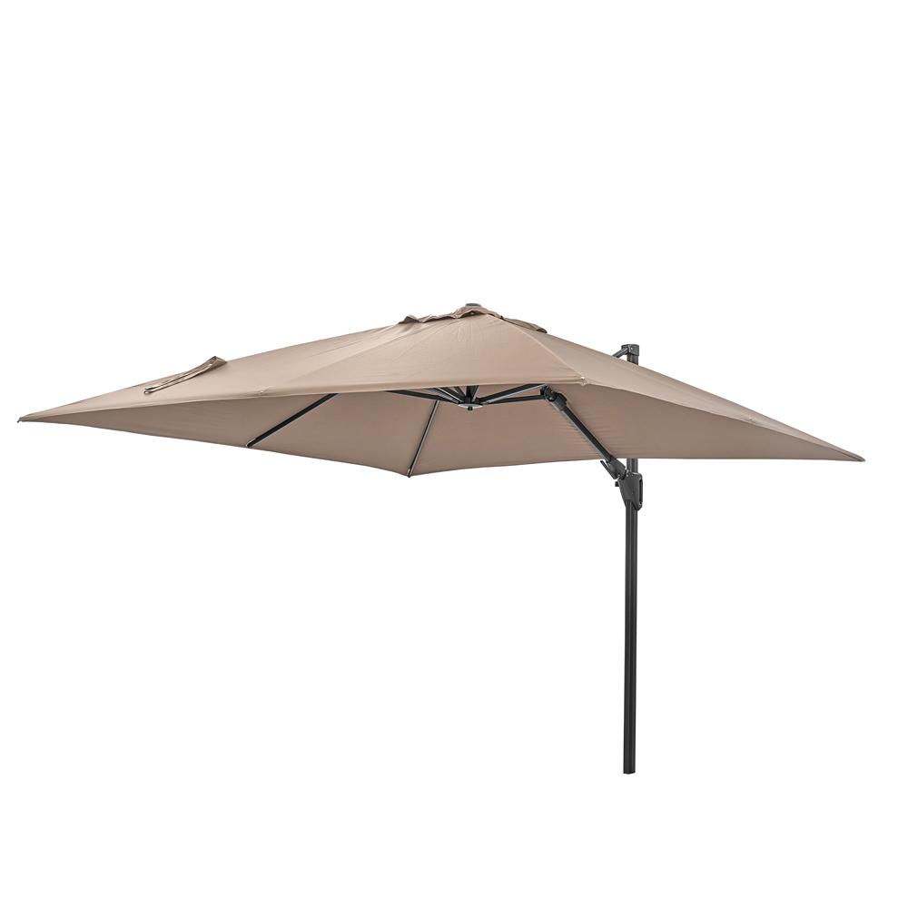 Challenger T2 Square Parasol Taupe 3m