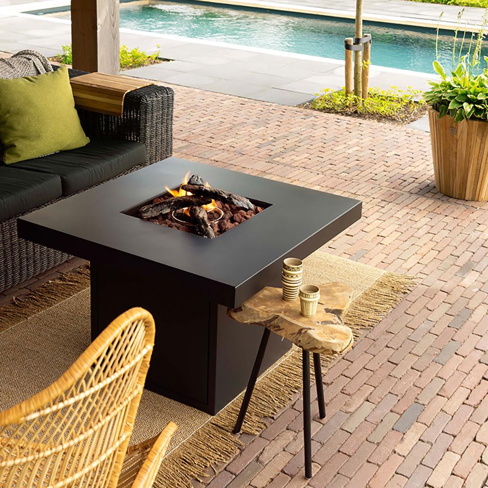 Outdoor Cosibrixx 90 Fire Pit Table Anthracite