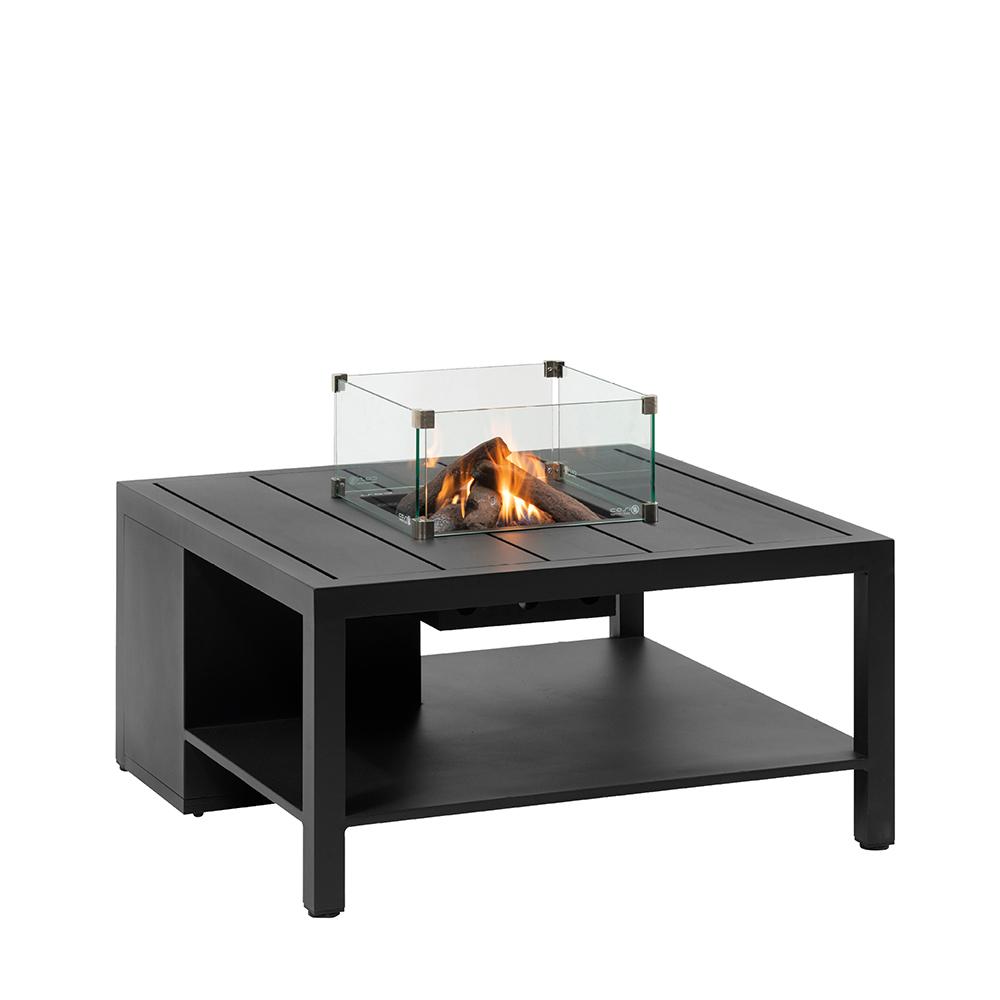 Outdoor Cosiflow 100 Square Fire Pit Table Anthracite