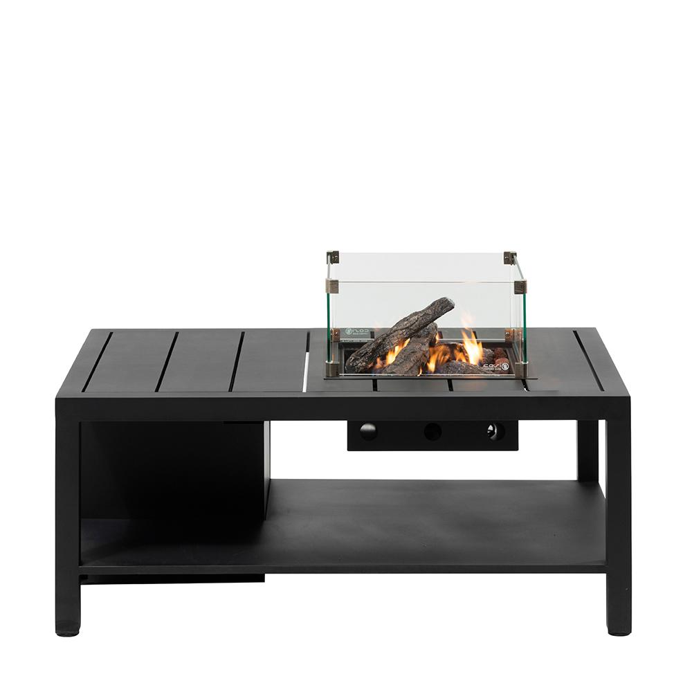 Outdoor Cosiflow 120 Rectangular Fire Pit Table Anthracite