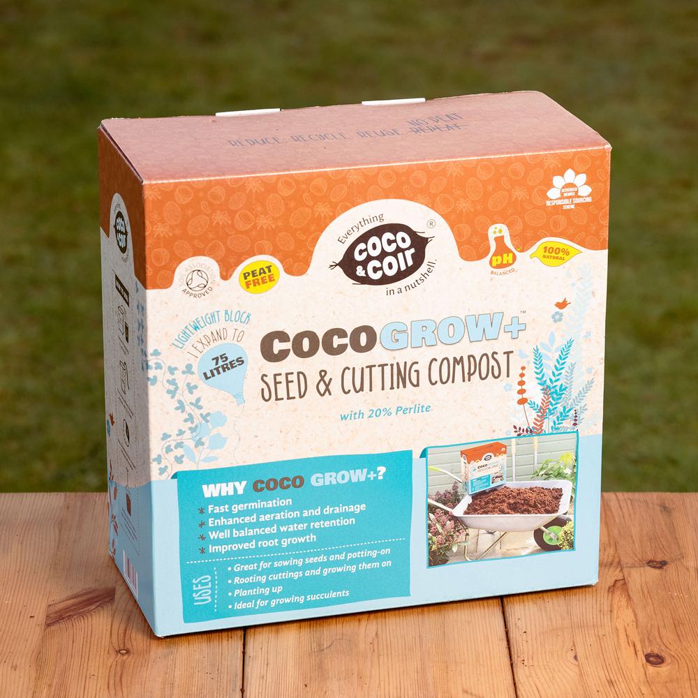 Seed and Cutting Compost Coco Grow Plus 75L