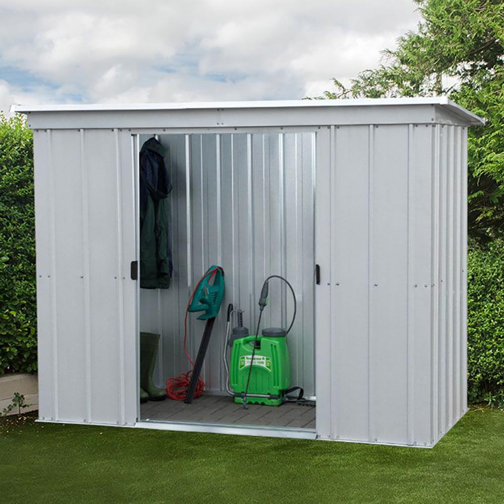 Store All Pent Metal Shed 6 x 4