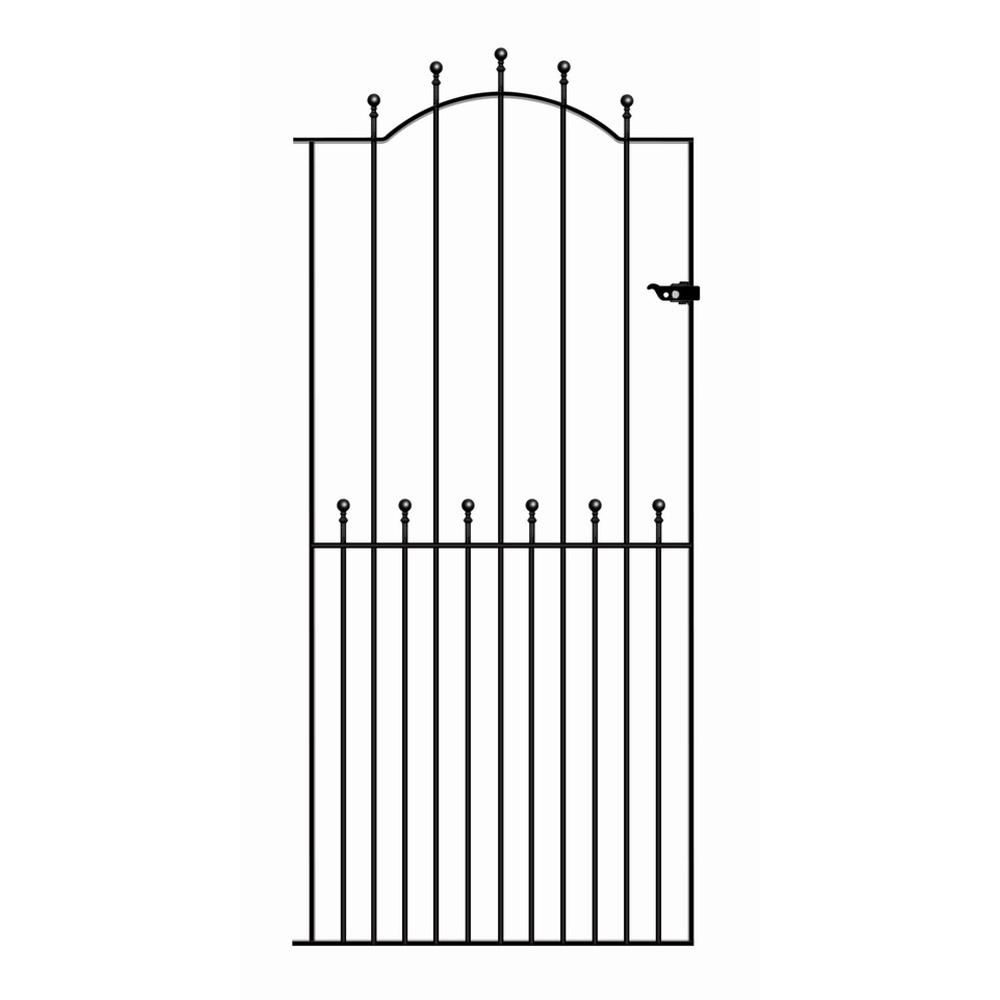 Burbage Iron Craft Manor Tall Bow Single Gate