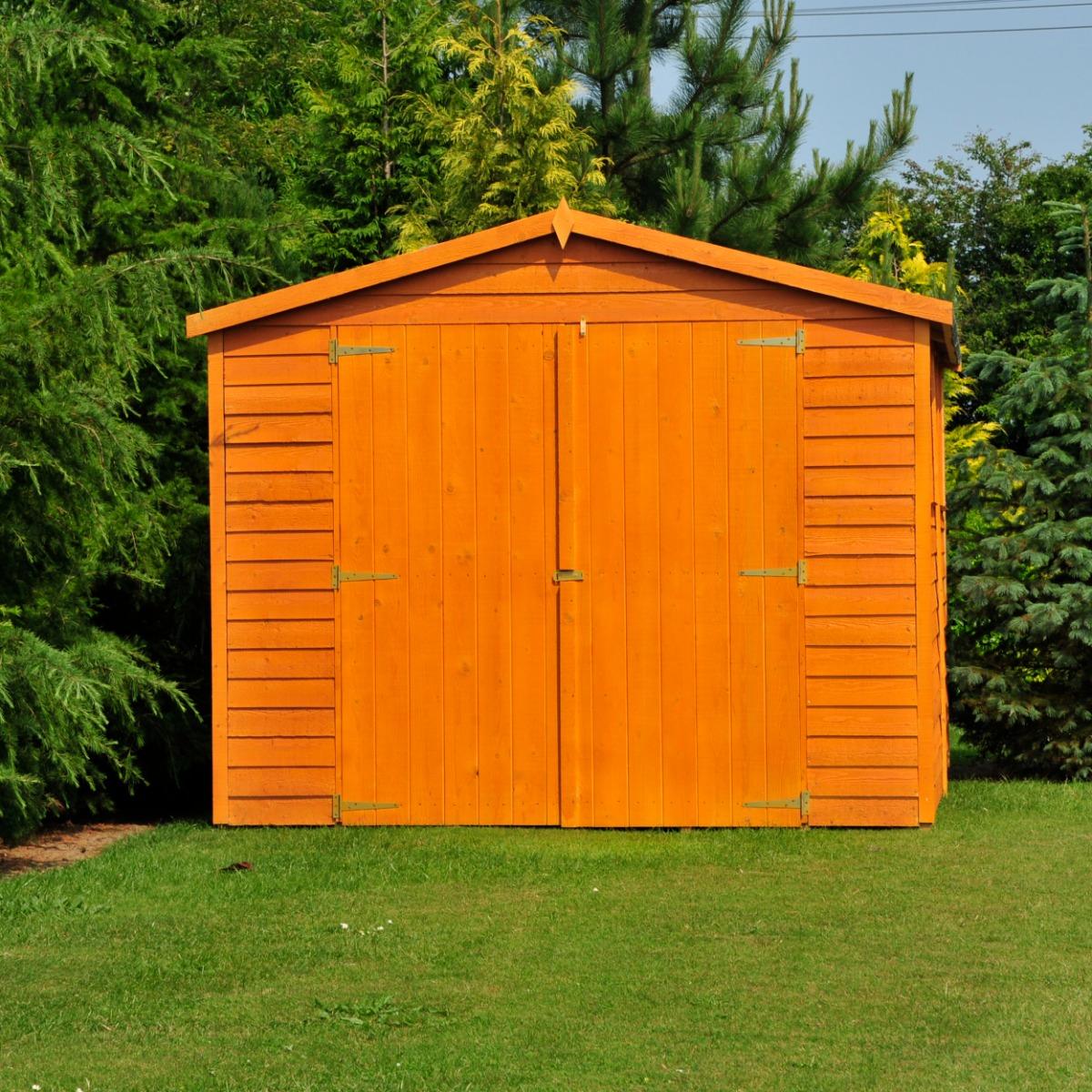 10 x 20 Overlap Double Door Shed