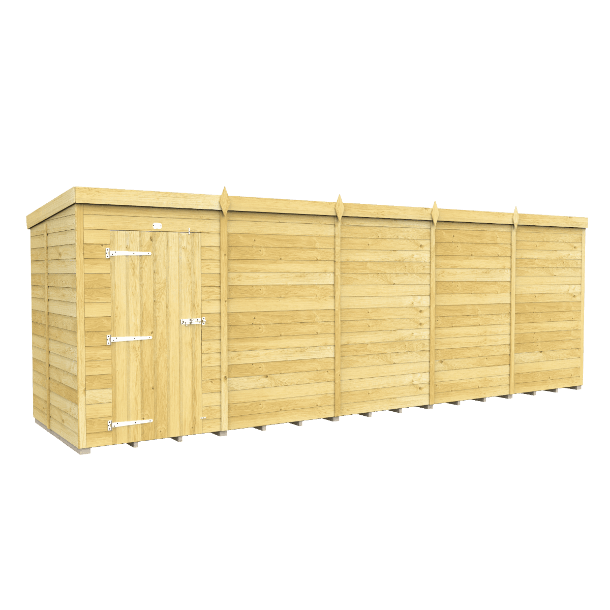 Tongue & Groove Pent Shed 19 x 5