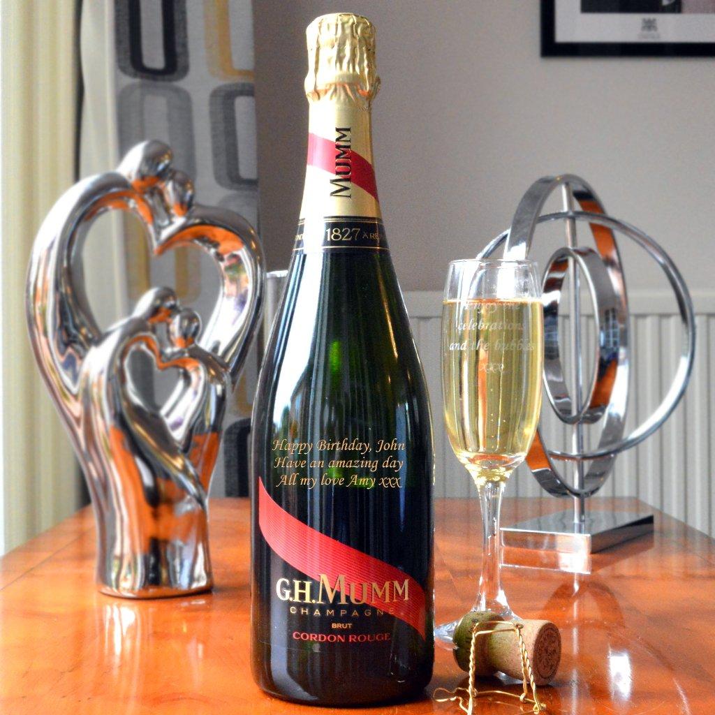 Personalised Mumm Champagne Gift