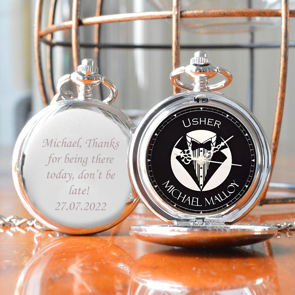 Personalised Pocket Watch For The Usher Gifts