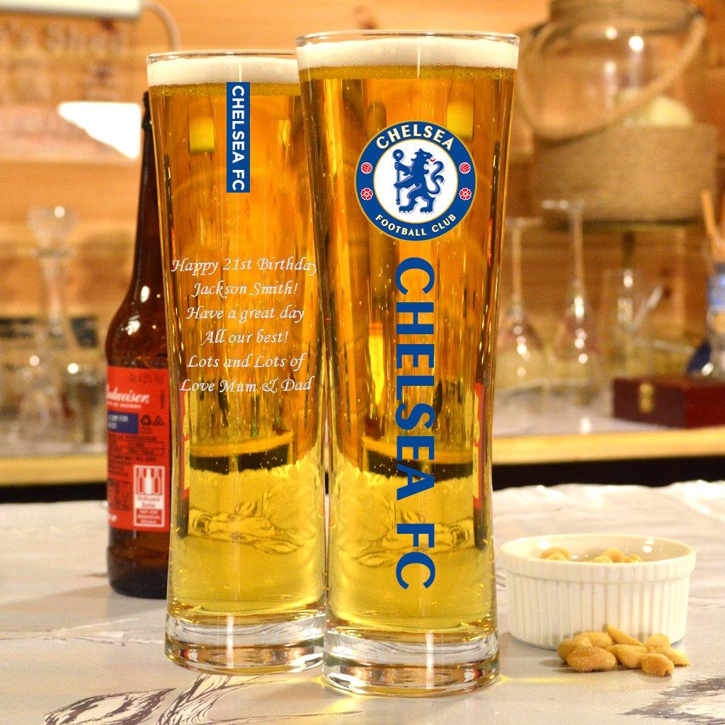 Personalised Chelsea Peroni Style Glass Gifts