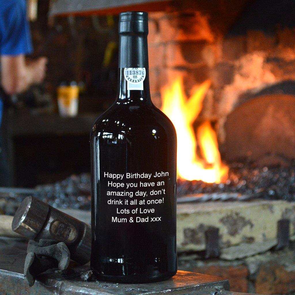 Engraved Personalised Port With Free Cheeseboard