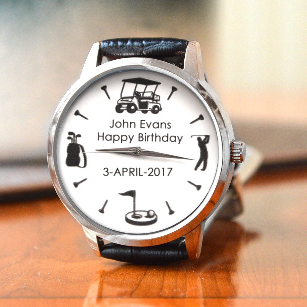 Handmade Personalised Golfers Wrist Watch