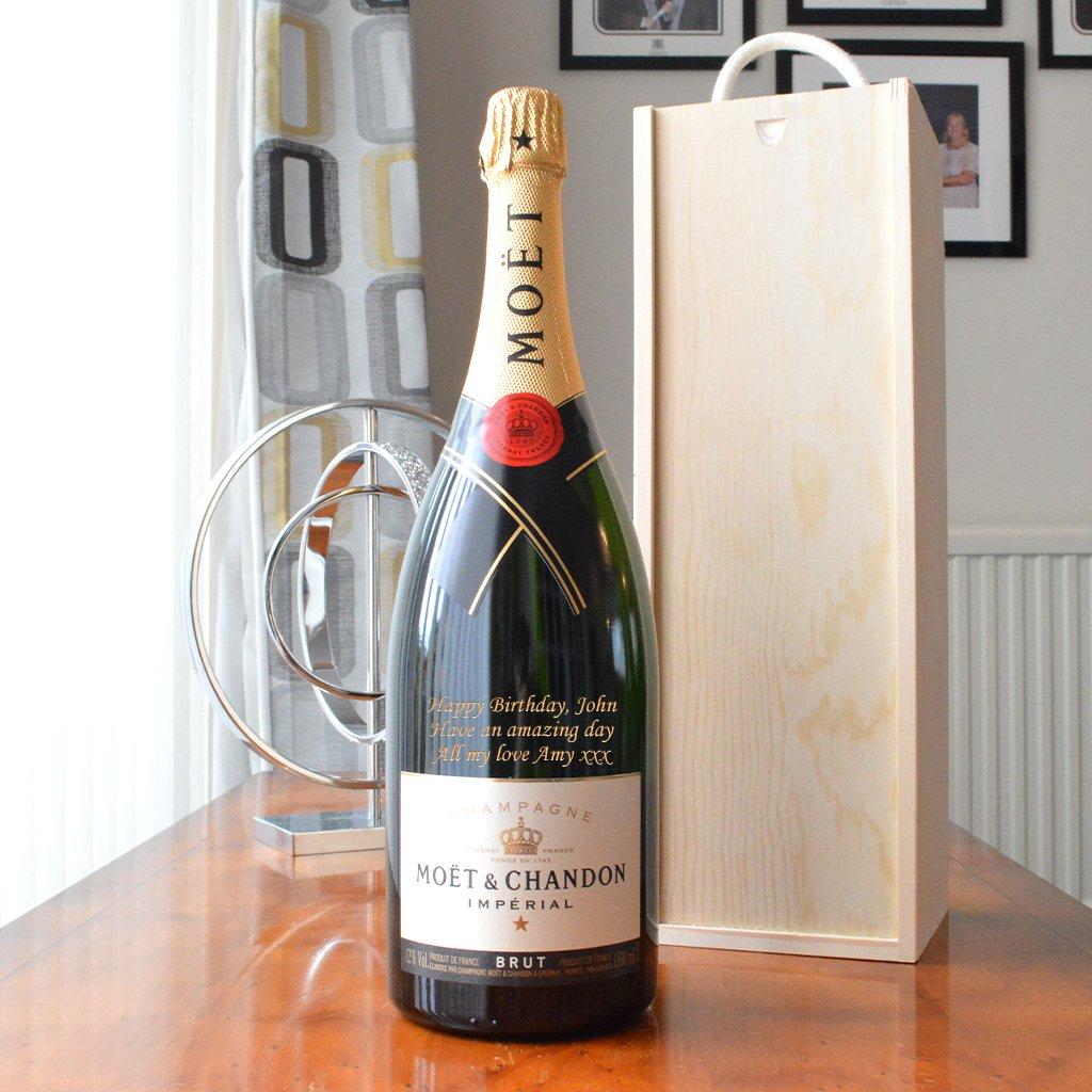 Personalised Moet Magnum Champagne