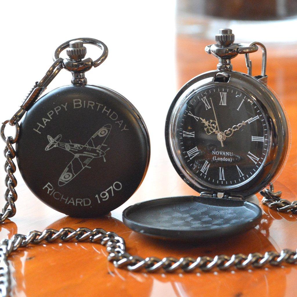 Spitfire Personalised Pocket Watch