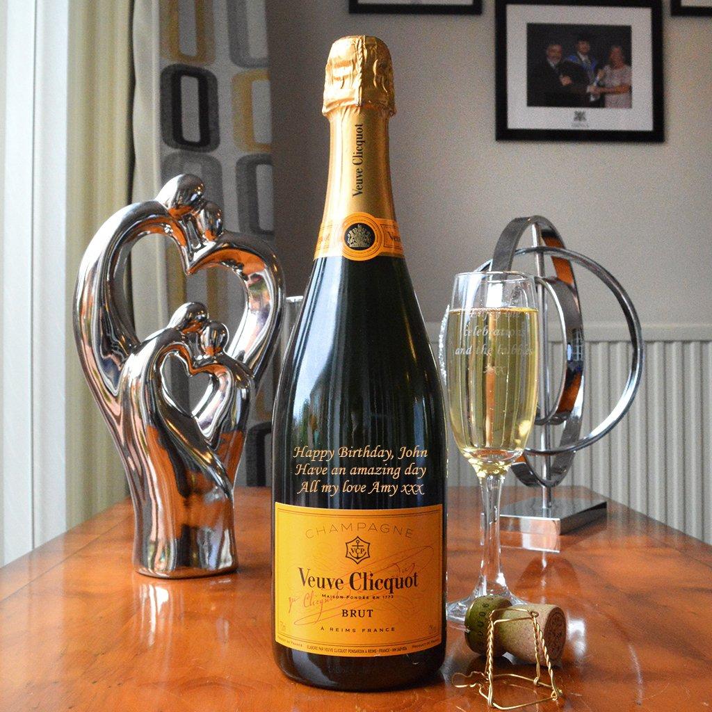 Personalised Veuve Clicquot Champagne