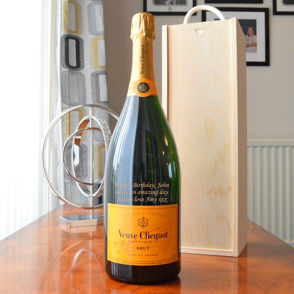 Personalised Veuve Clicquot Magnum Champagne