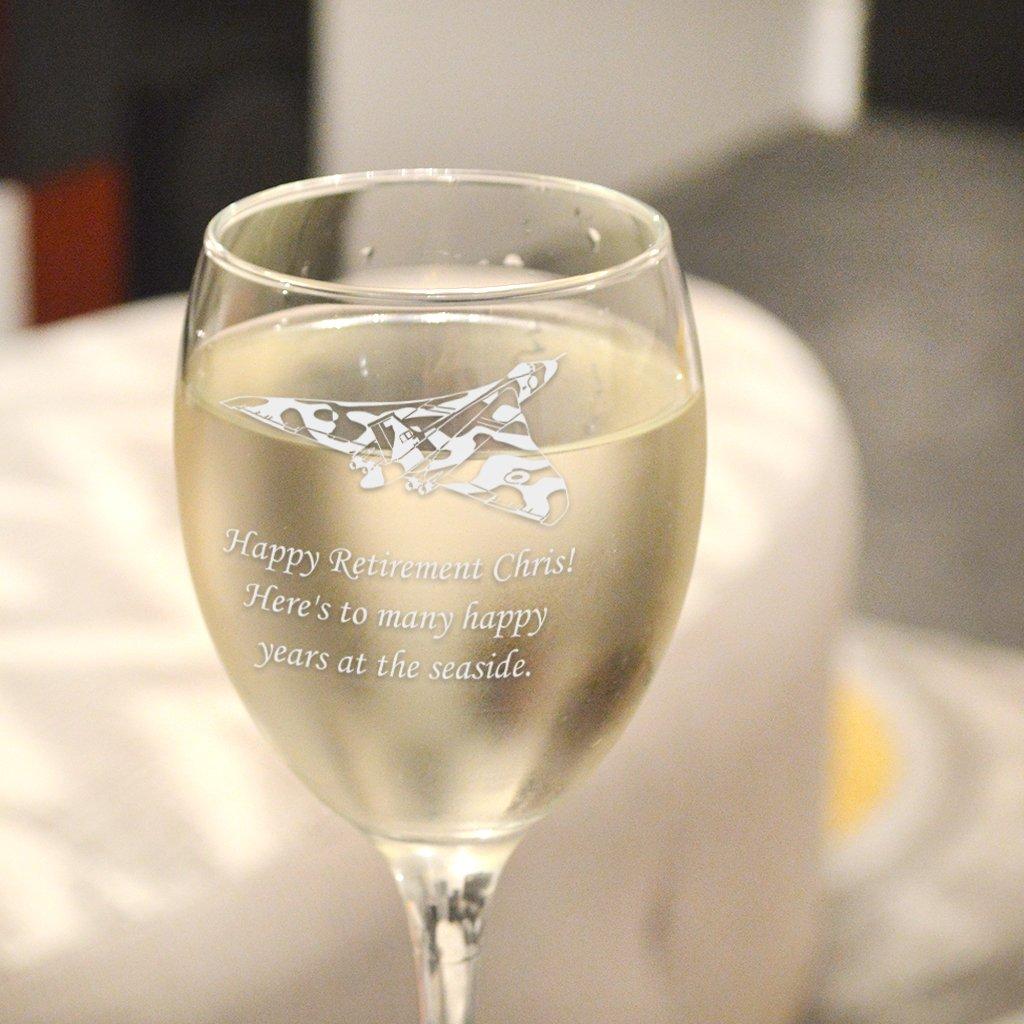 Vulcan Personalised Wine Glass