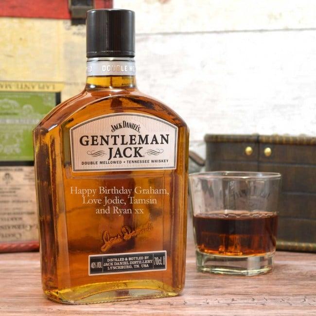 Engraved Jack Daniels Gentleman Jack Whisky Gifts