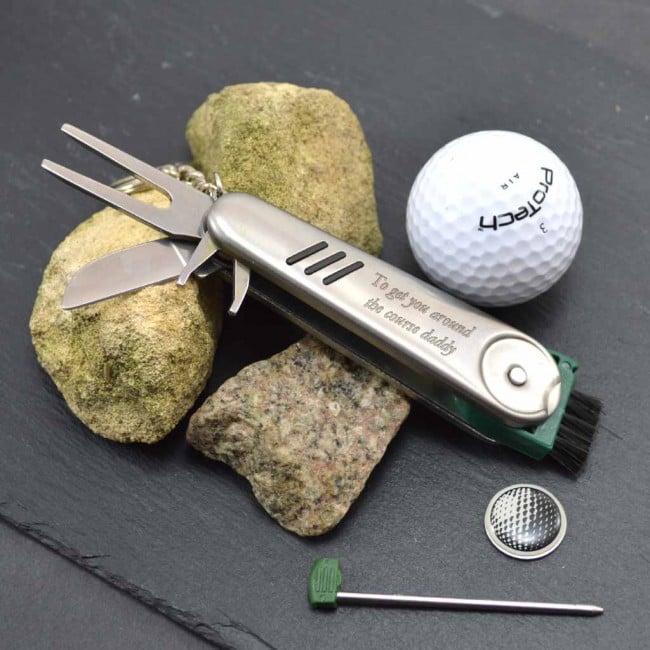 Fathers Day Gifts Golf Multi Pocket Tool Personalised