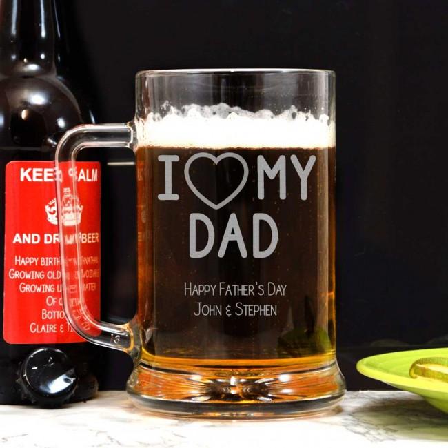 Personalised Tankard Gift For Dad