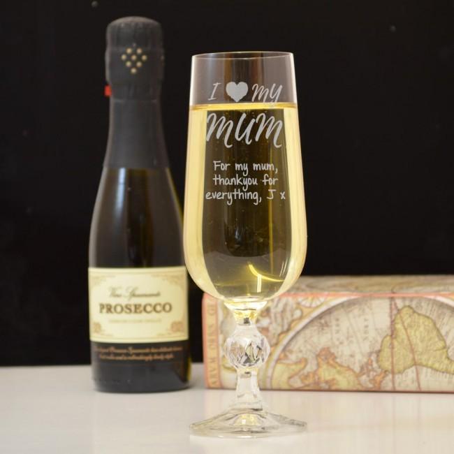 Personalised Mini Prosecco Gift For Mum