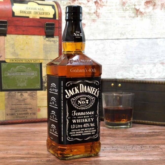 1 Litre Engraved Jack Daniels Gift