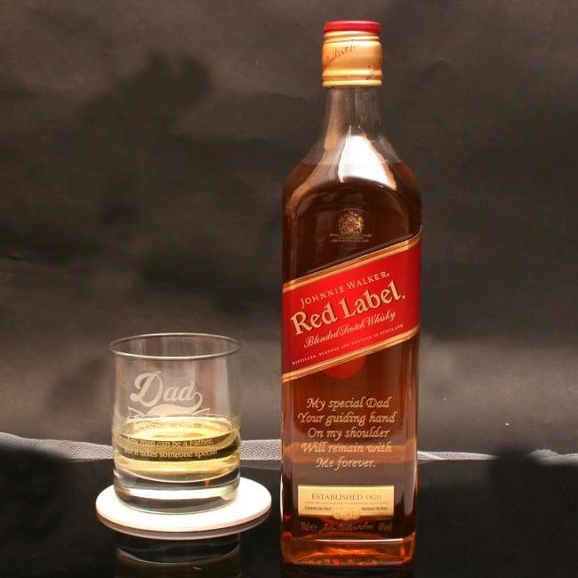 Personalised Johnnie Walker Red Label Whisky Gift