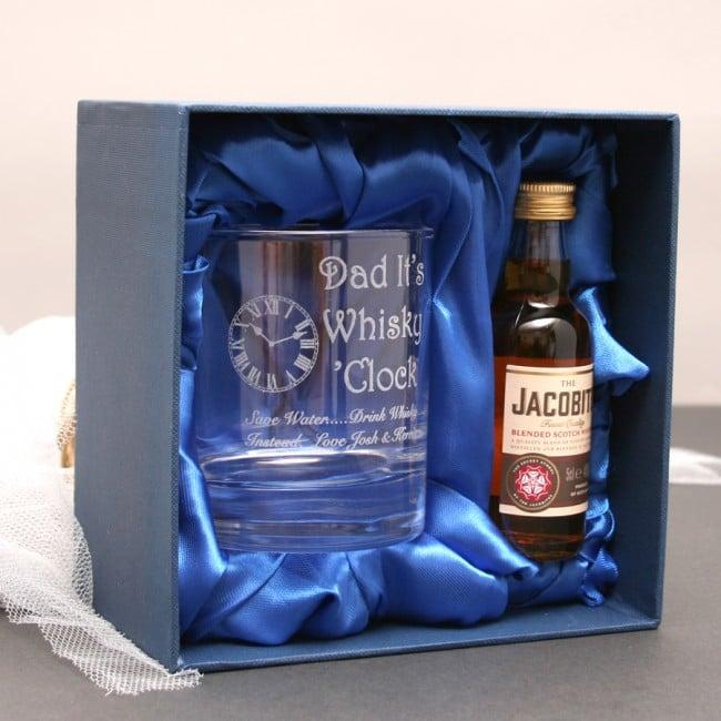 Personalised Gifts For Dad Whiskey Gift Set