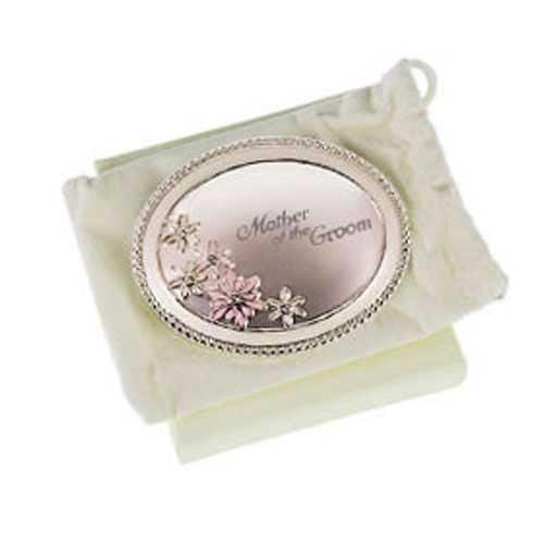 Engraved Compact Mirror for Mother of the Groom Gifts