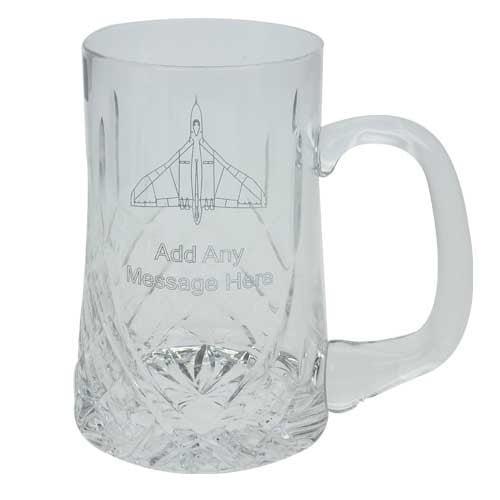 Vulcan Engraved Crystal Tankard in Gift Box