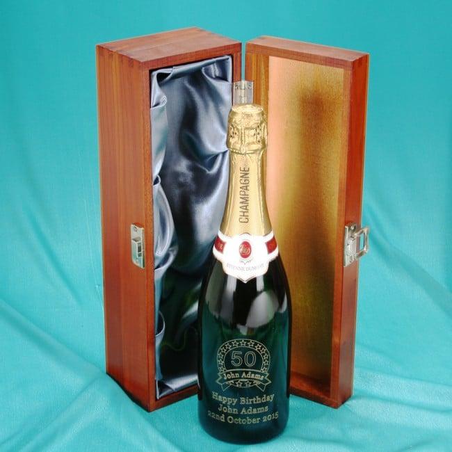 Engraved Champagne Magnum Gift With Exclusive Design