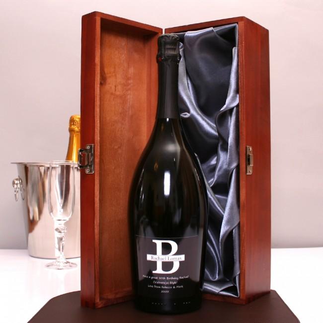 Personalised Magnum Prosecco Gift With Monogram