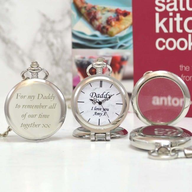 Gifts for Dad Personalised Multi Functional Pocket Watch