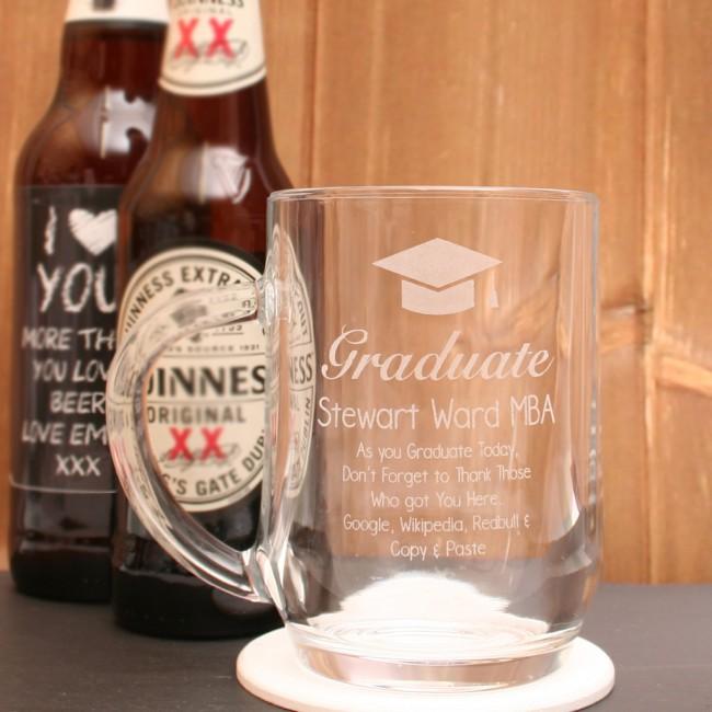 Personalised Graduation Tankard Gift