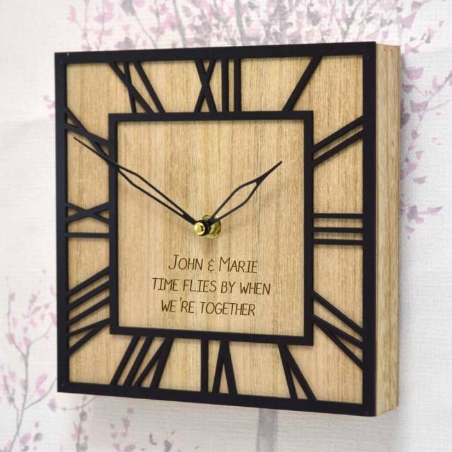 Personalised Clock Roman Numerals