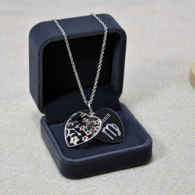 Personalised Zodiac 18th Birthday Gift Necklace