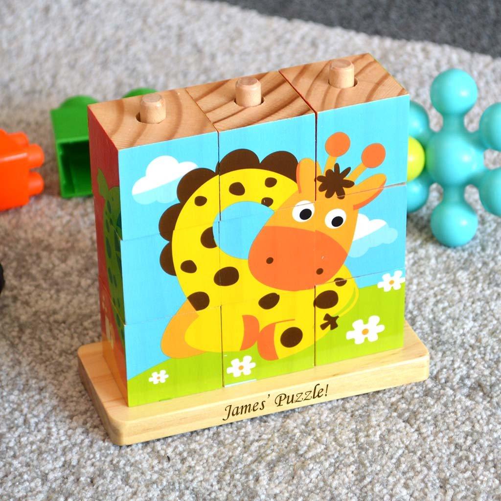 Personalised Wooden Animal Puzzle