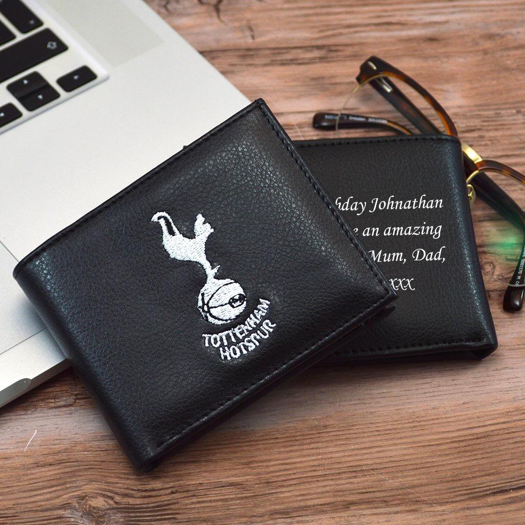 Personalised Tottenham Hotspur Wallet with Embroidered Club Badge