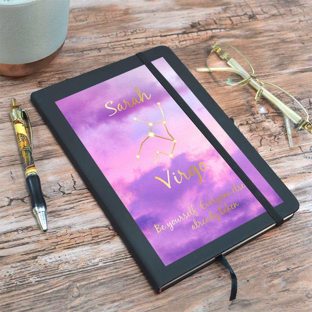 Personalised A5 Notebook Virgo Astrological Gift