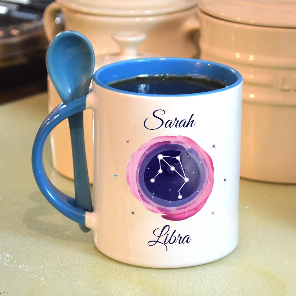 Personalised Mug Libra Astrological Gift