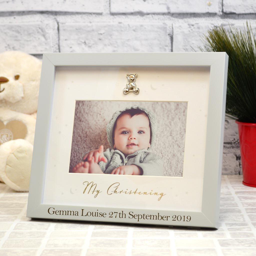 Personalised Christening Photo Frame