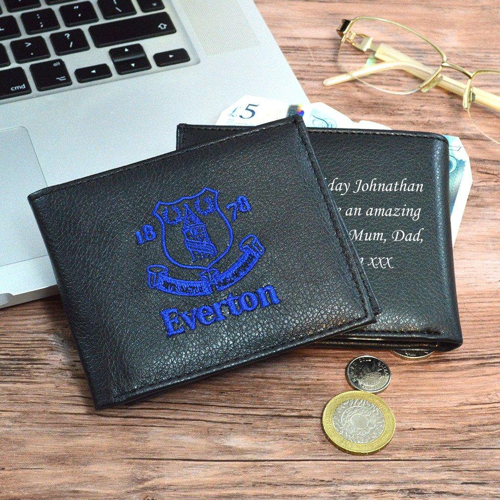 Personalised Everton Wallet with Embroidered Club Badge