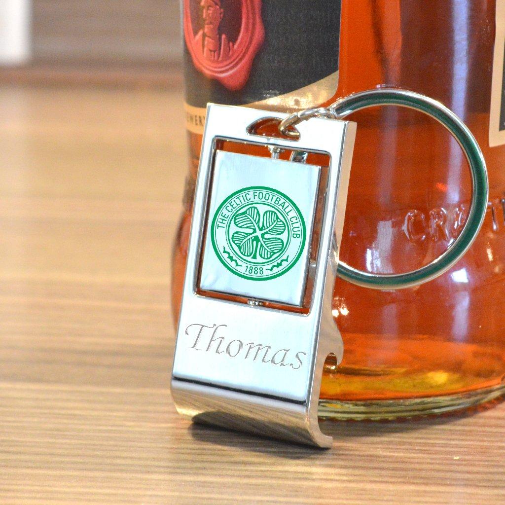 Personalised Celtic Bottle Opener Keyring