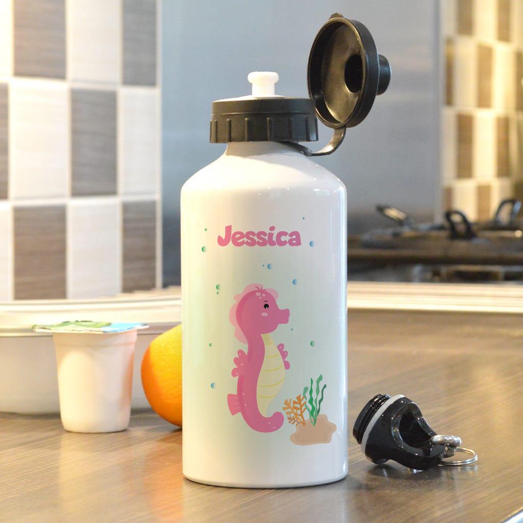 Personalised Sea Horse Drinks Bottle