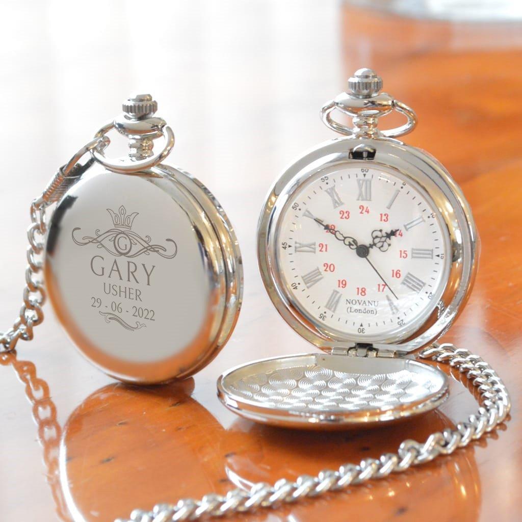 Personalised Usher Pocket Watch