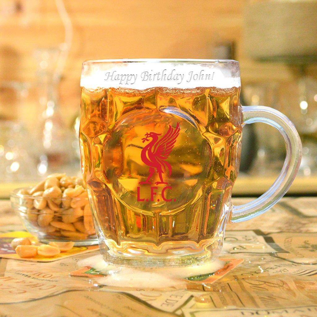 Personalised Liverpool Dimple Tankard Gift