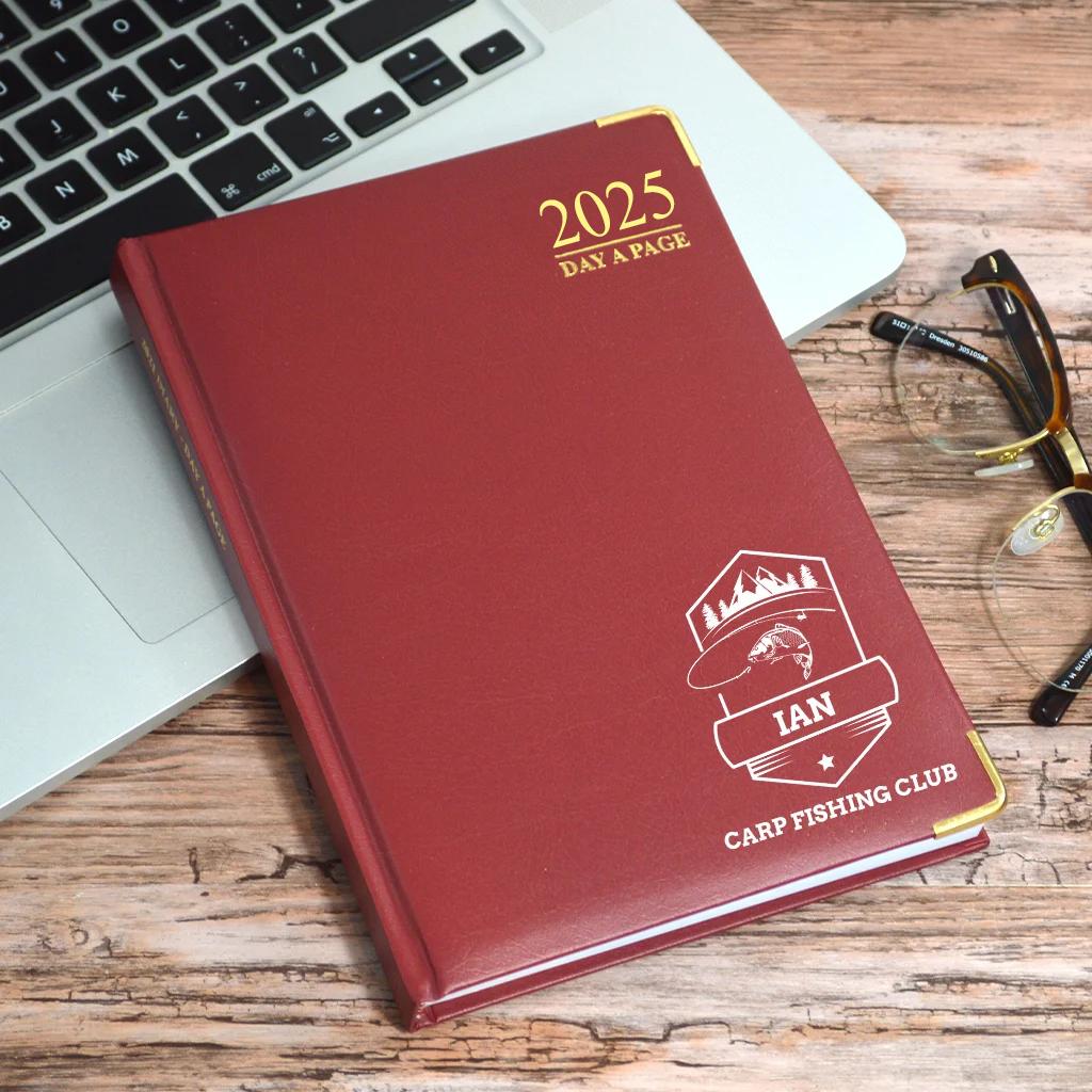 Personalised A4 Diary 2025 With Carp Design