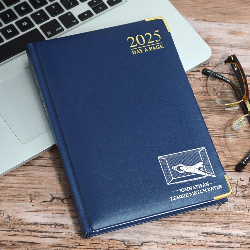 Personalised A4 Diary 2025 With Goal Design