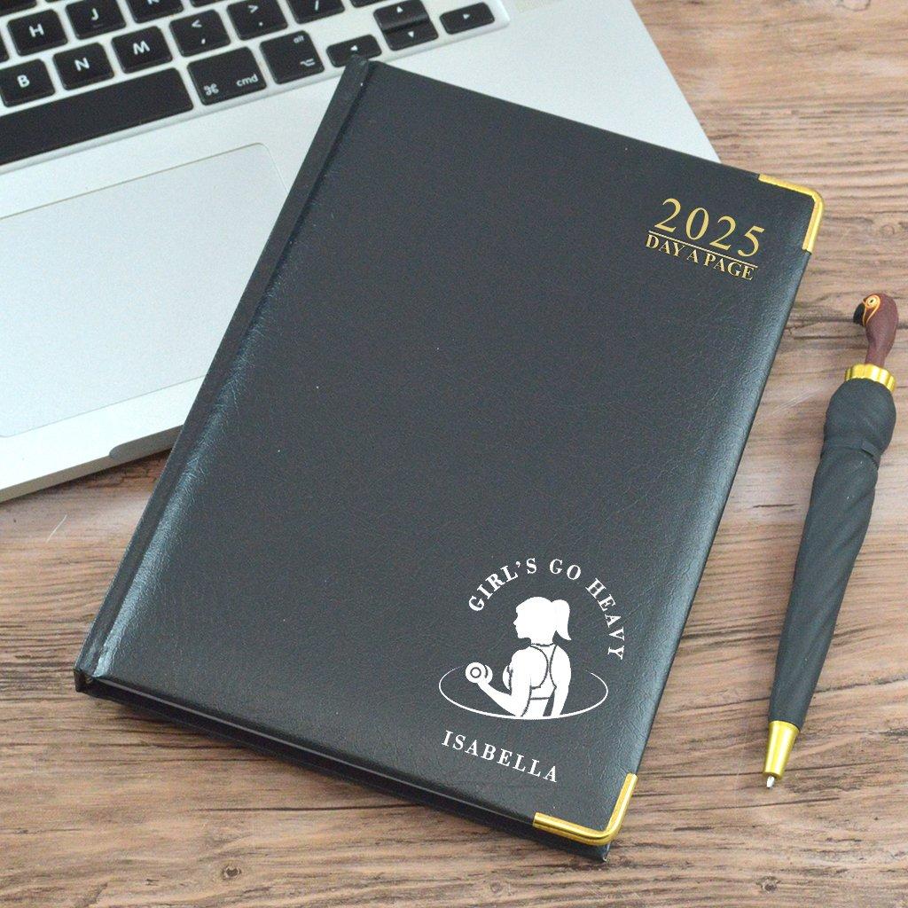 Personalised A4 Diary 2025 With Gym Design