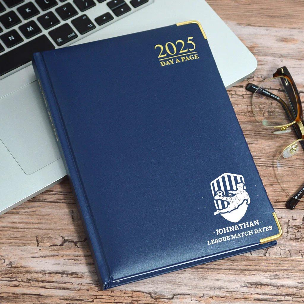 Personalised A4 Diary 2025 With Tackle Design