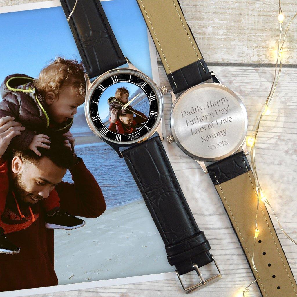 Personalised Fathers Day Photo Wrist Watch